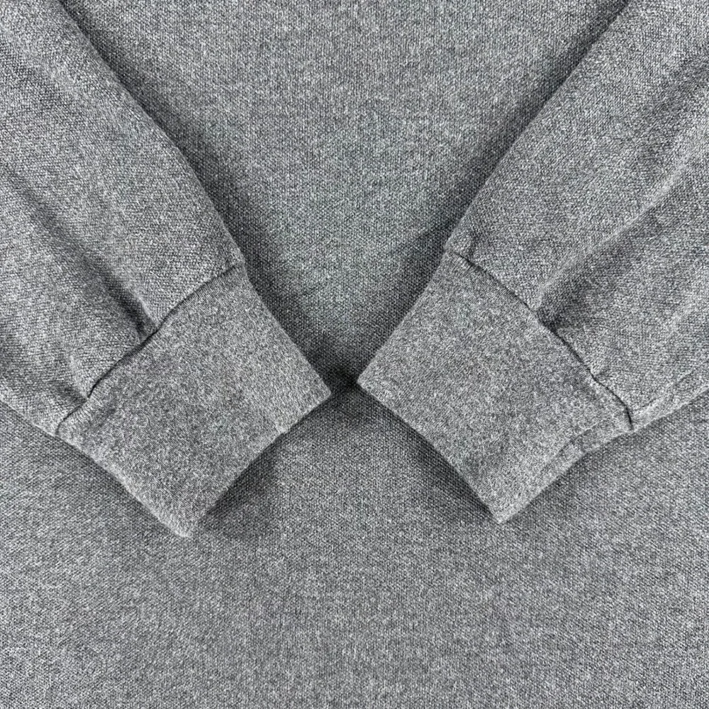 Polo Ralph Lauren Polo Shirt Mens M Medium Grey Long Sleeve Classic Fit Pony